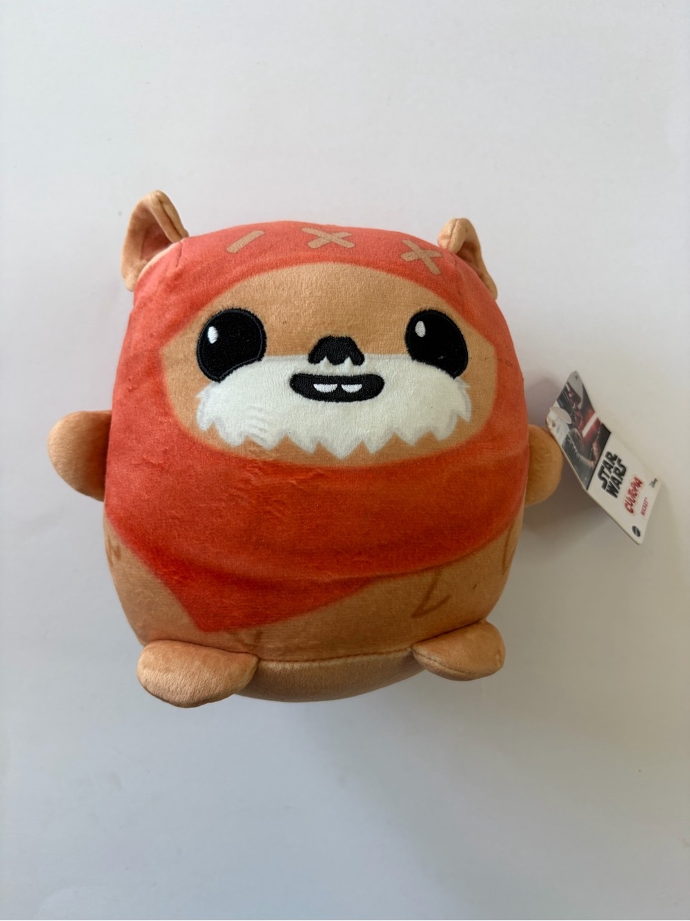 Star Wars Ewok Plush Toy - Orange and Tan Soft Stuffed Character with tags